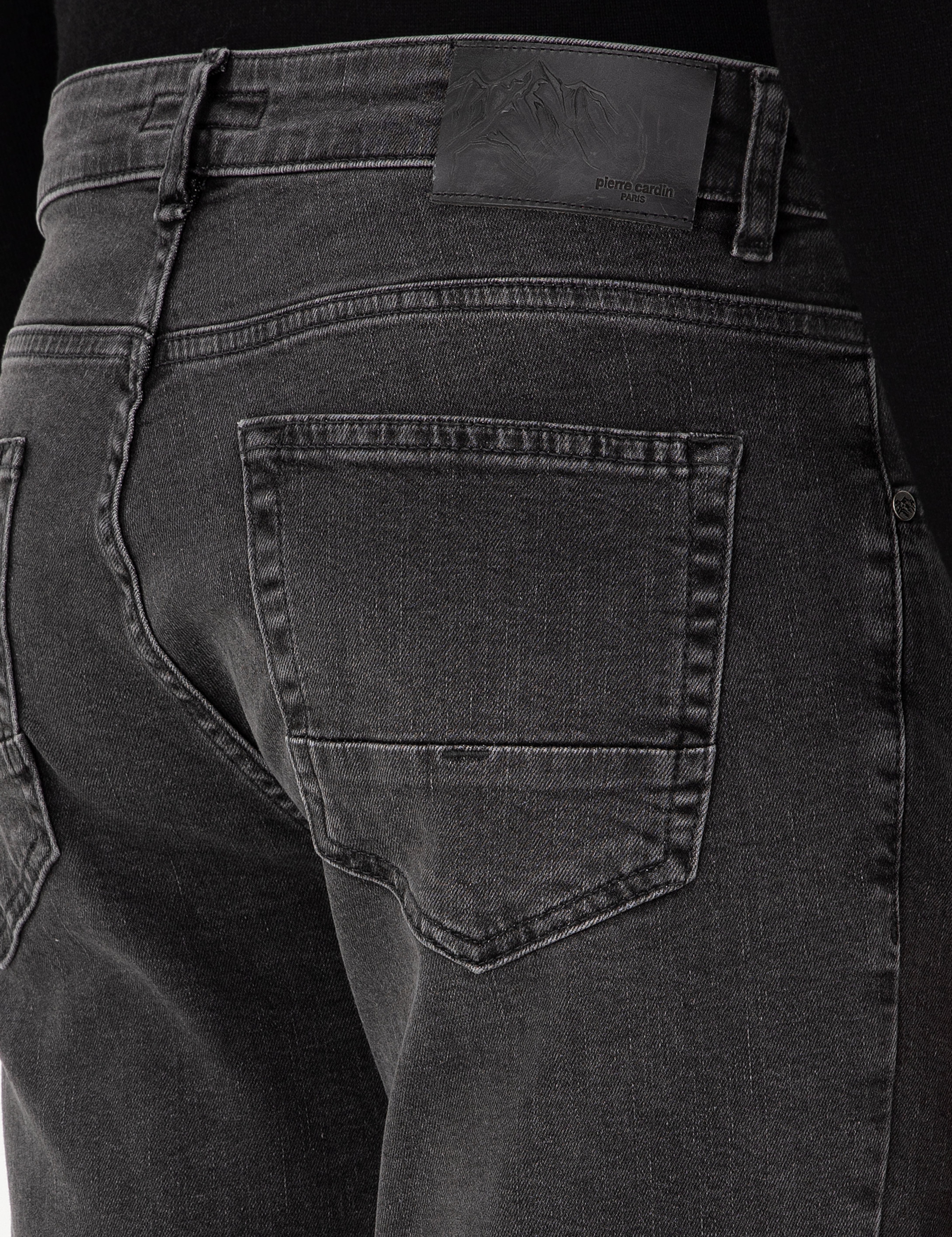 Antrasit Straight Fit Jean Pantolon - Image 6