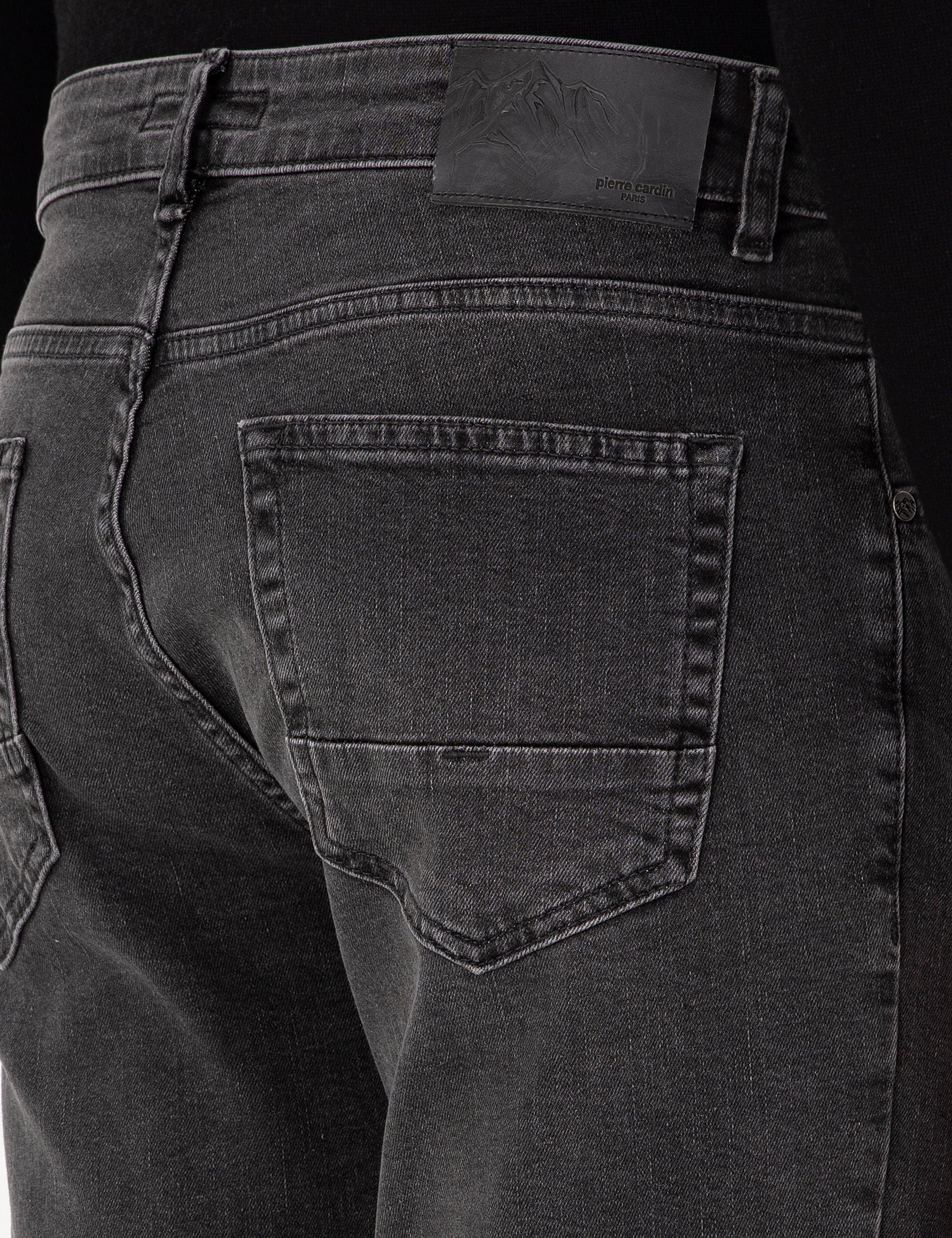 Antrasit Straight Fit Jean Pantolon