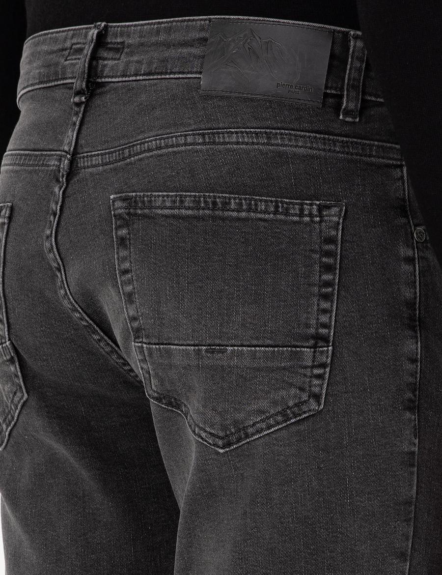 Antrasit Straight Fit Jean Pantolon