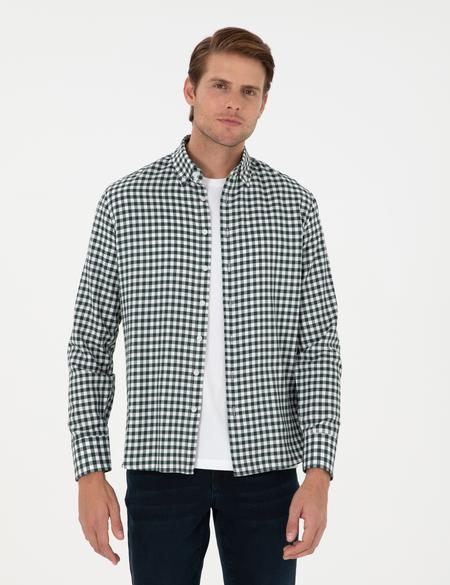 Haki Regular Fit Uzun Kollu Gömlek - 50277737010