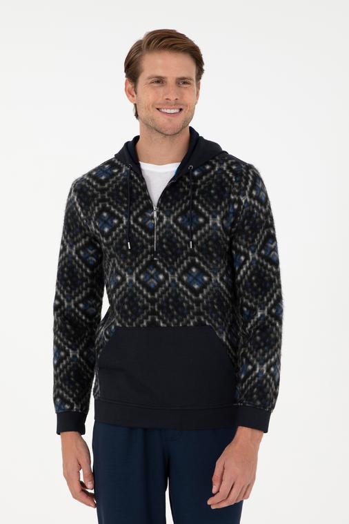 Lacivert Regular Fit Sweatshirt