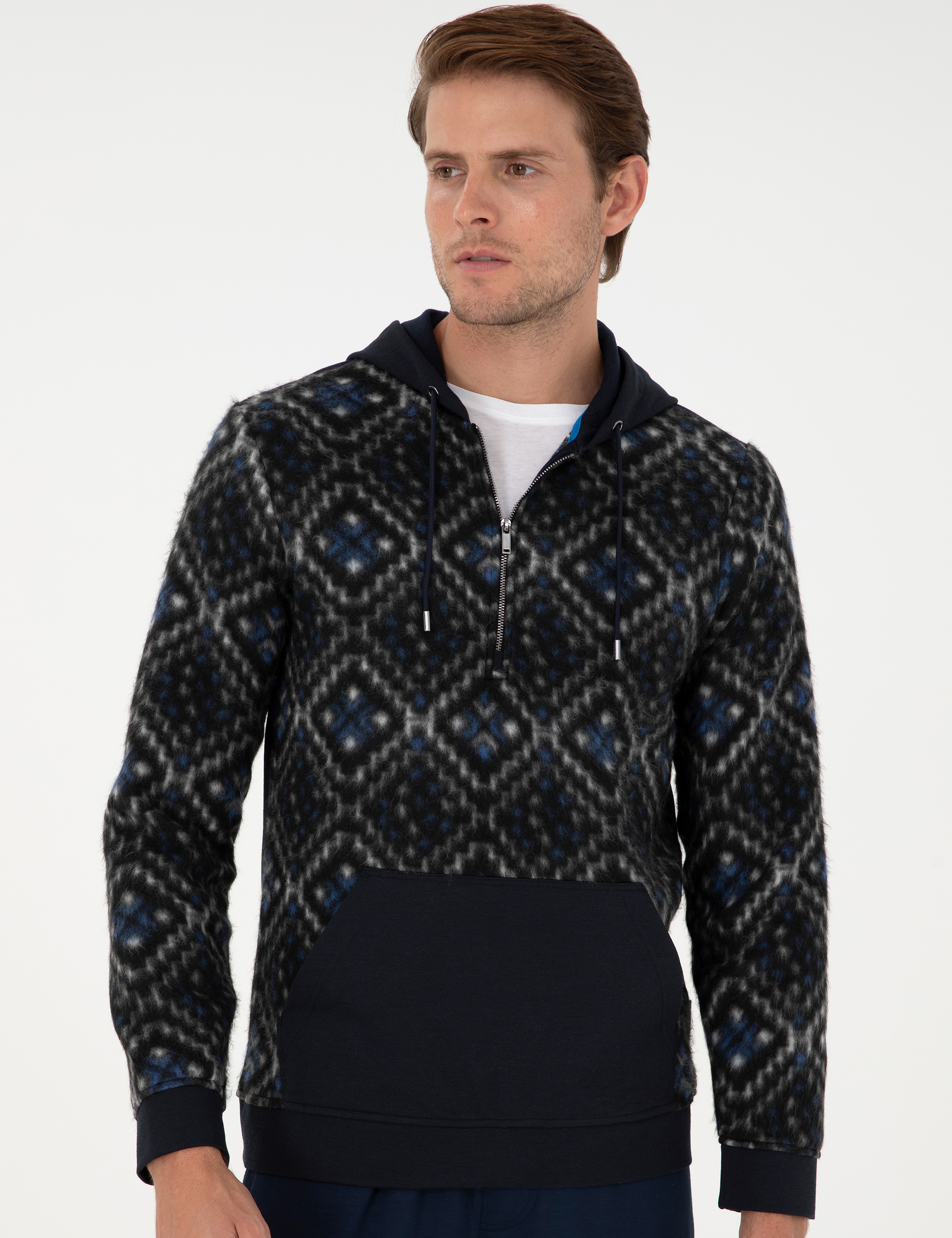 Lacivert Regular Fit Sweatshirt