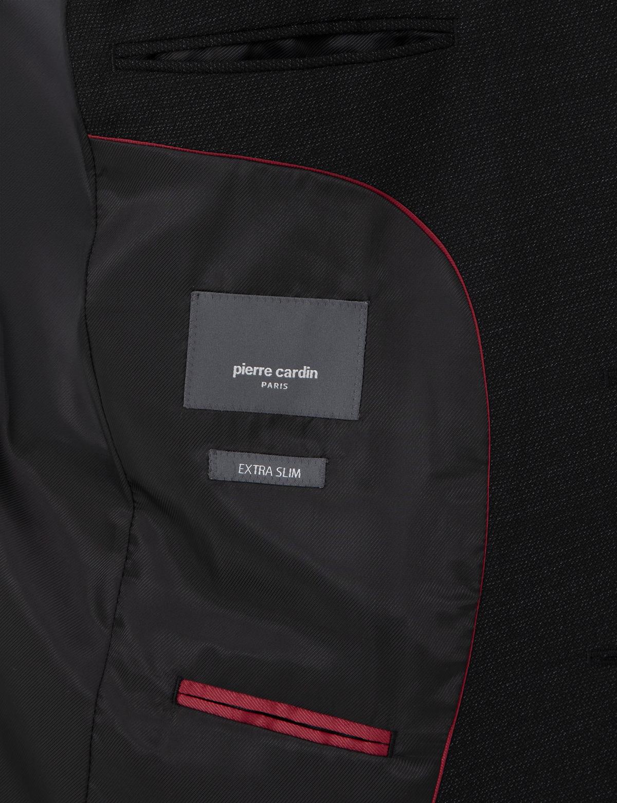 Siyah Ex. Slim Fit Yünlü Takım Elbise - 50291976014