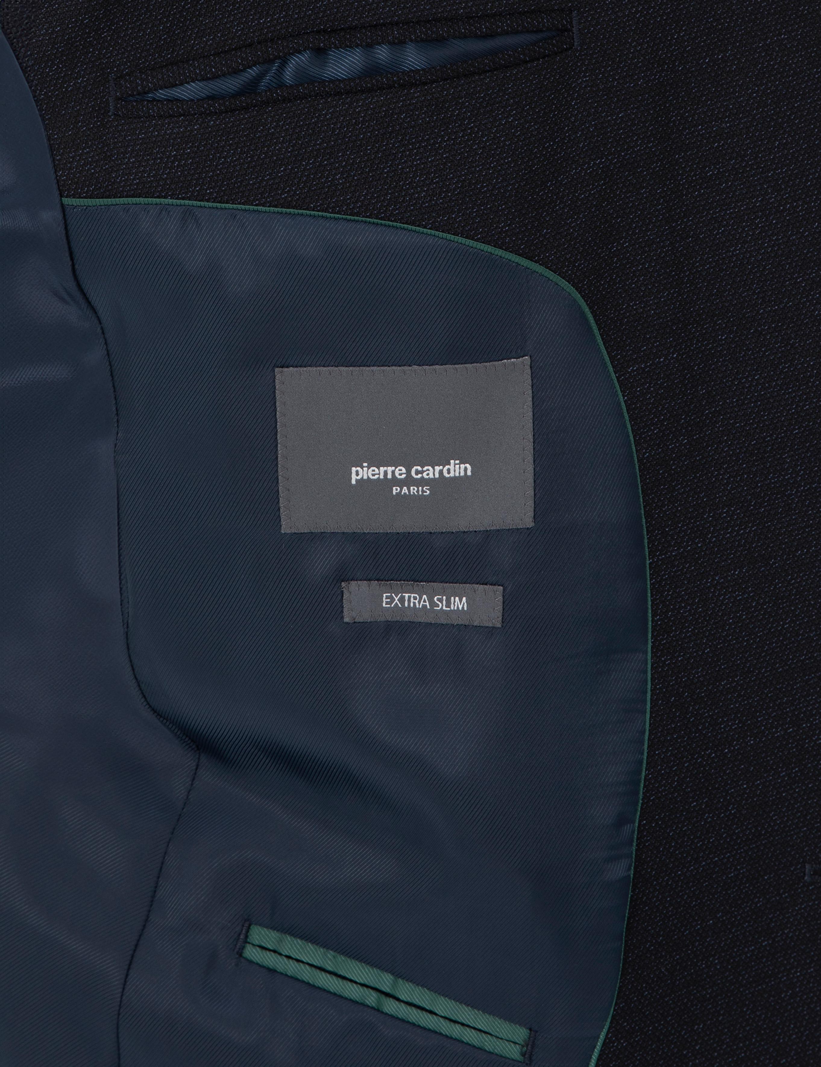 Lacivert Ex. Slim Fit Yünlü Takım Elbise