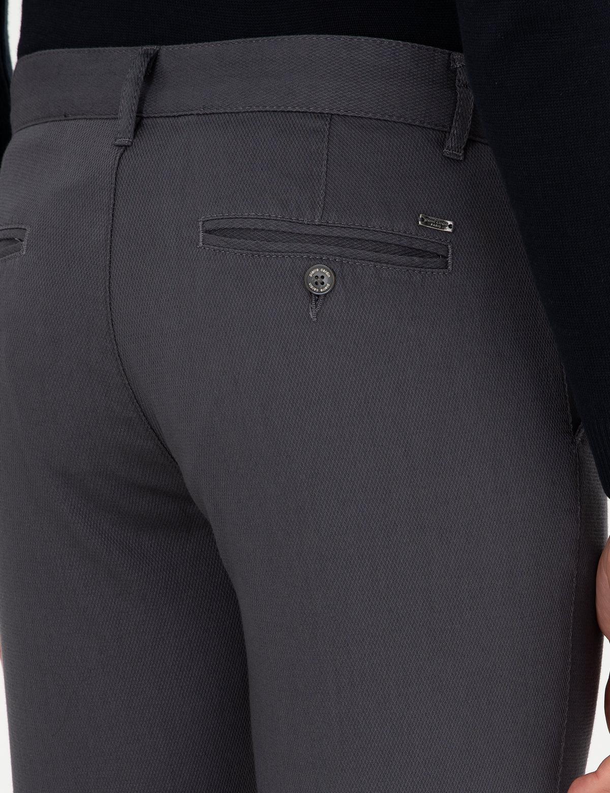 Antrasit Slim Fit Kanvas Pantolon - 50299517257