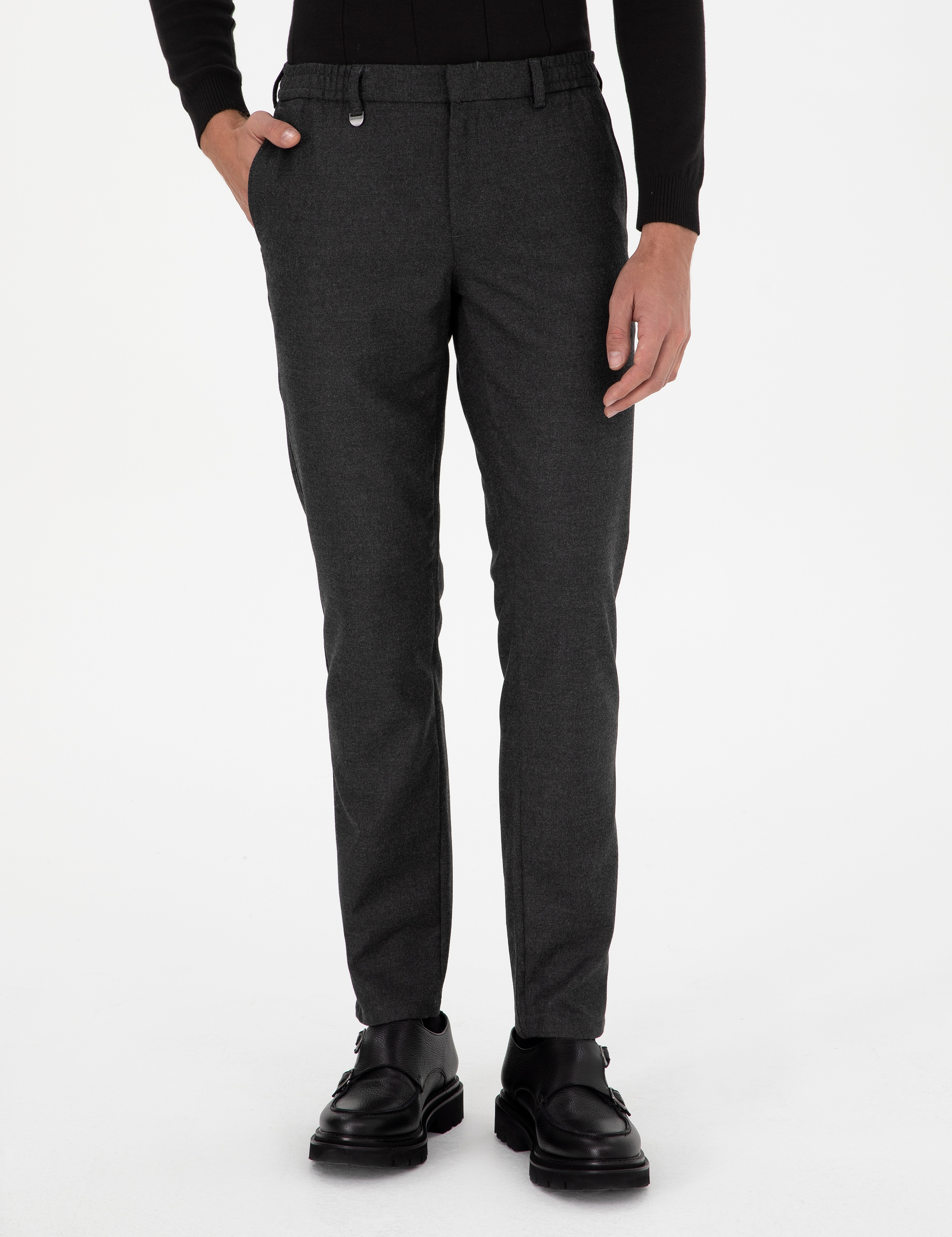 Antrasit Ex. Slim Fit Kumaş Pantolon - Image 2