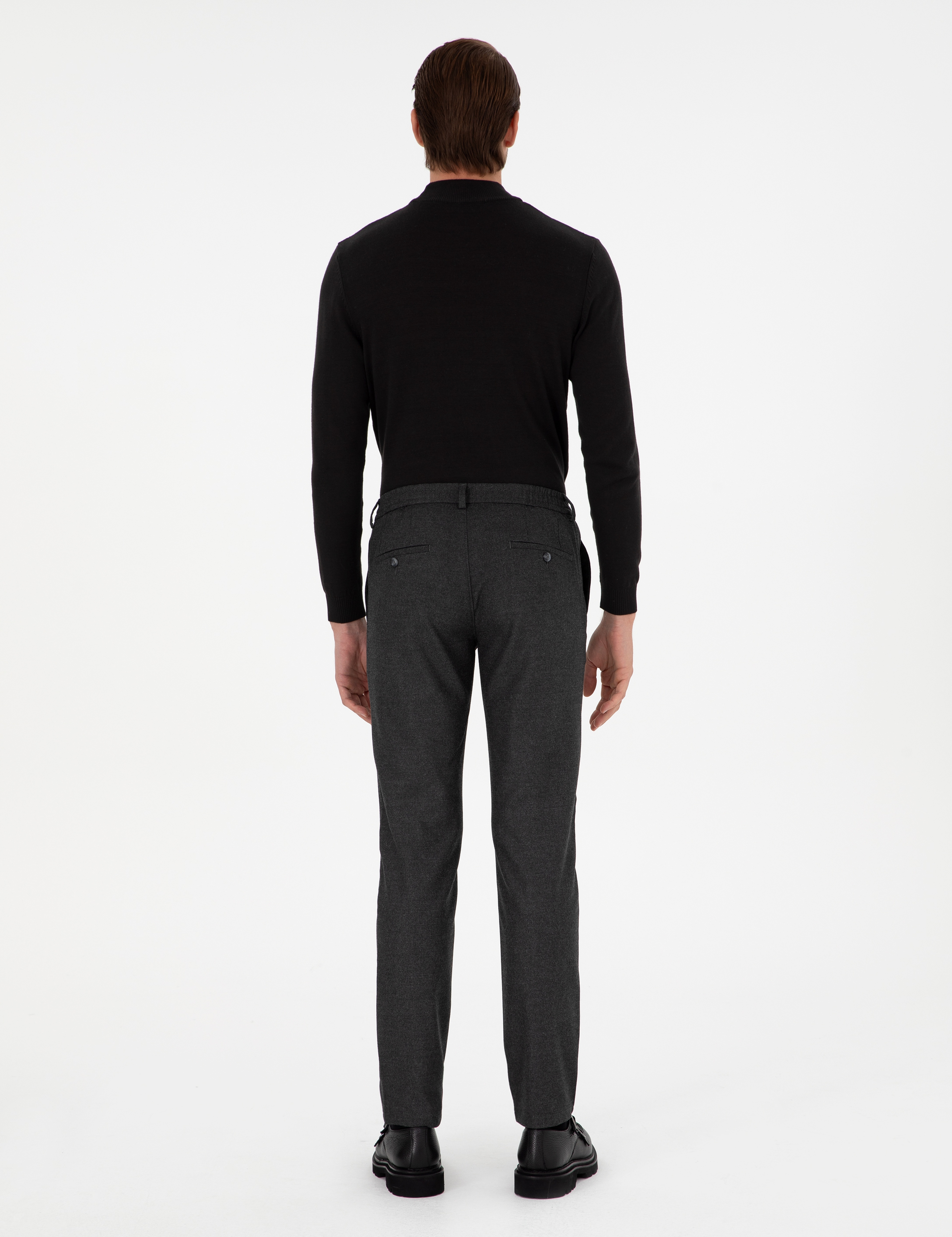 Antrasit Ex. Slim Fit Kumaş Pantolon - Image 4