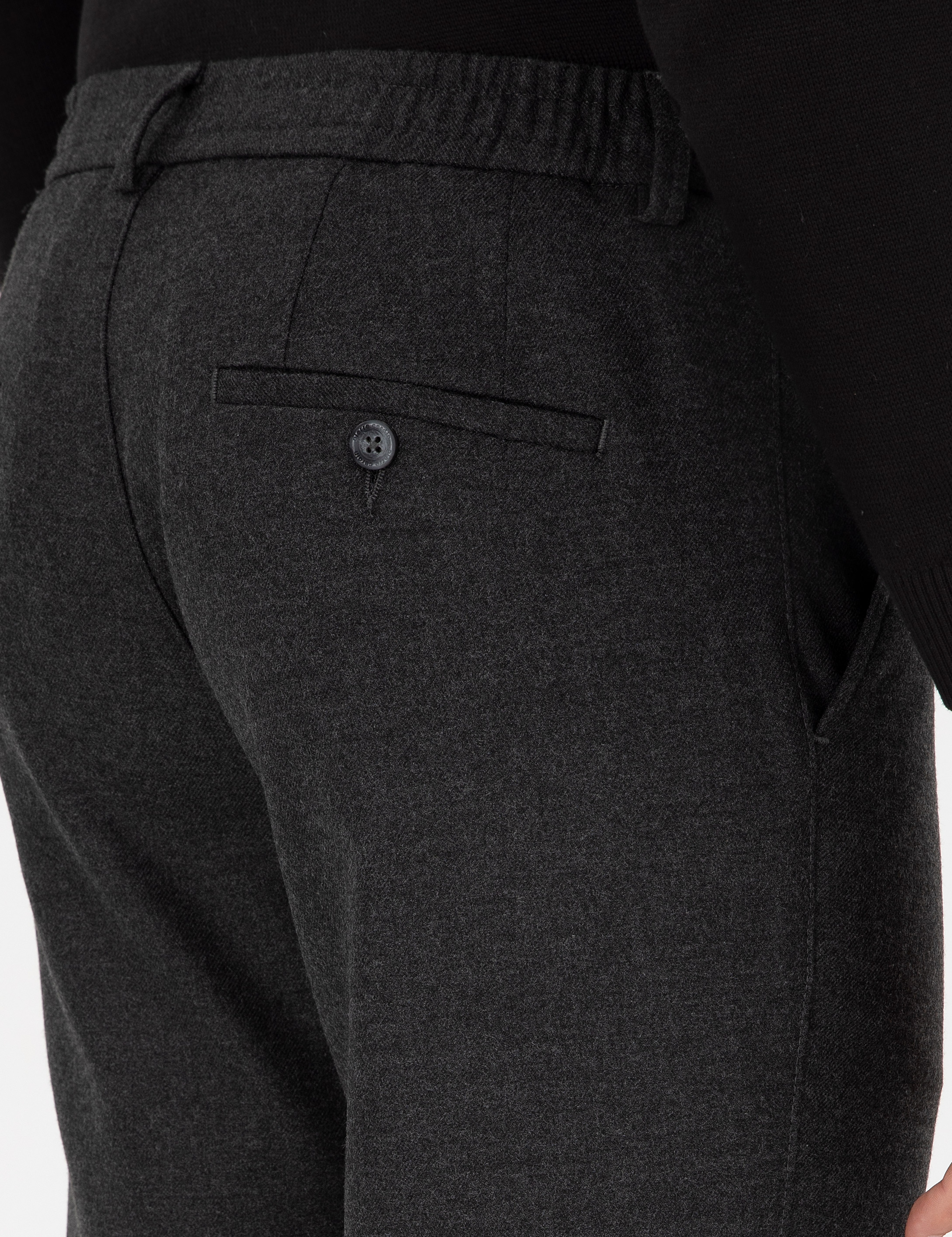 Antrasit Ex. Slim Fit Kumaş Pantolon - Image 6