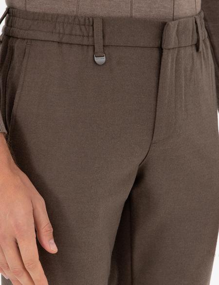 Kahverengi Ex. Slim Fit Kumaş Pantolon - 50297517047