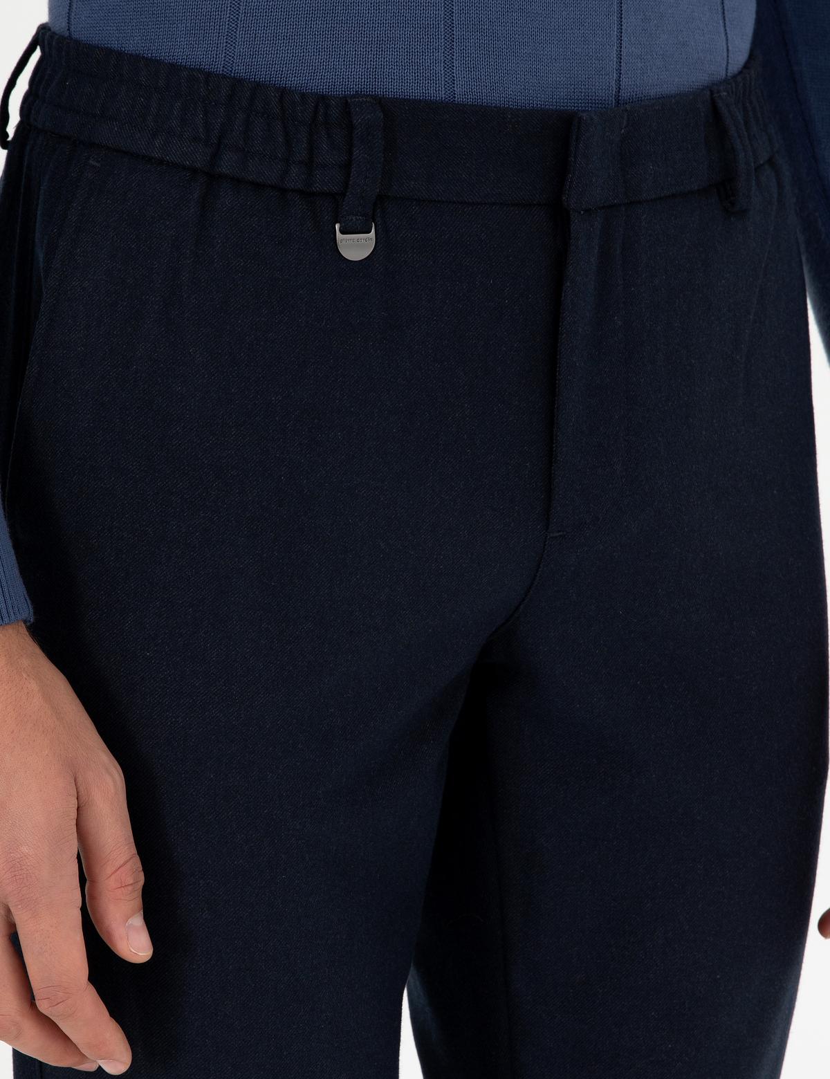 Lacivert Ex. Slim Fit Kumaş Pantolon - 50297517008