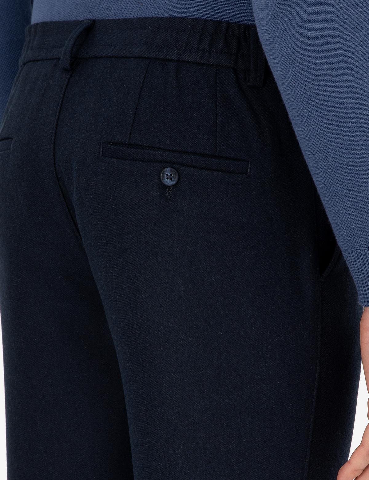 Lacivert Ex. Slim Fit Kumaş Pantolon - 50297517008