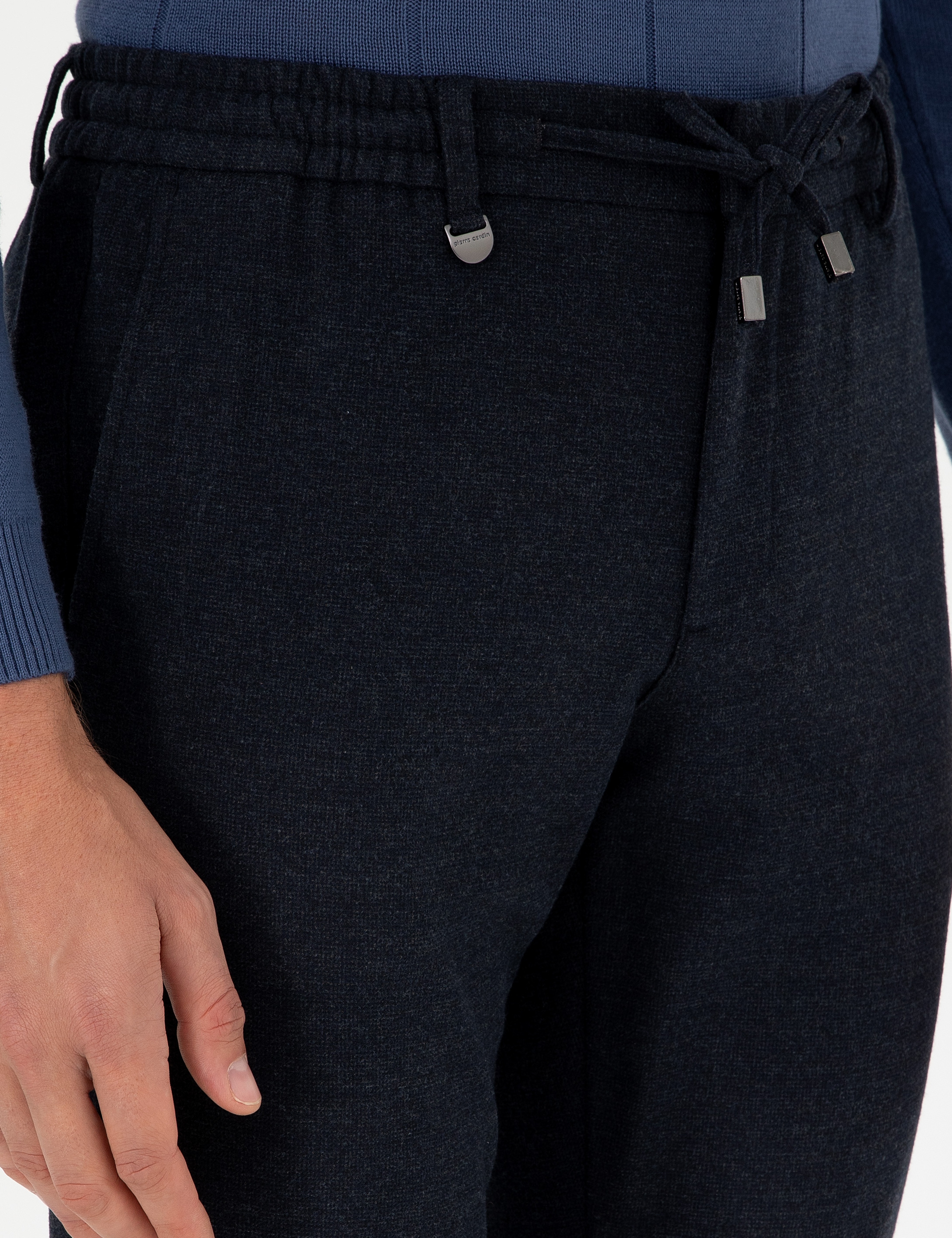 Lacivert Ex. Slim Fit Kumaş Pantolon