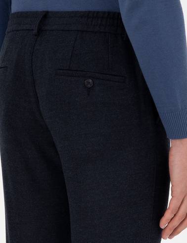 Lacivert Ex. Slim Fit Kumaş Pantolon