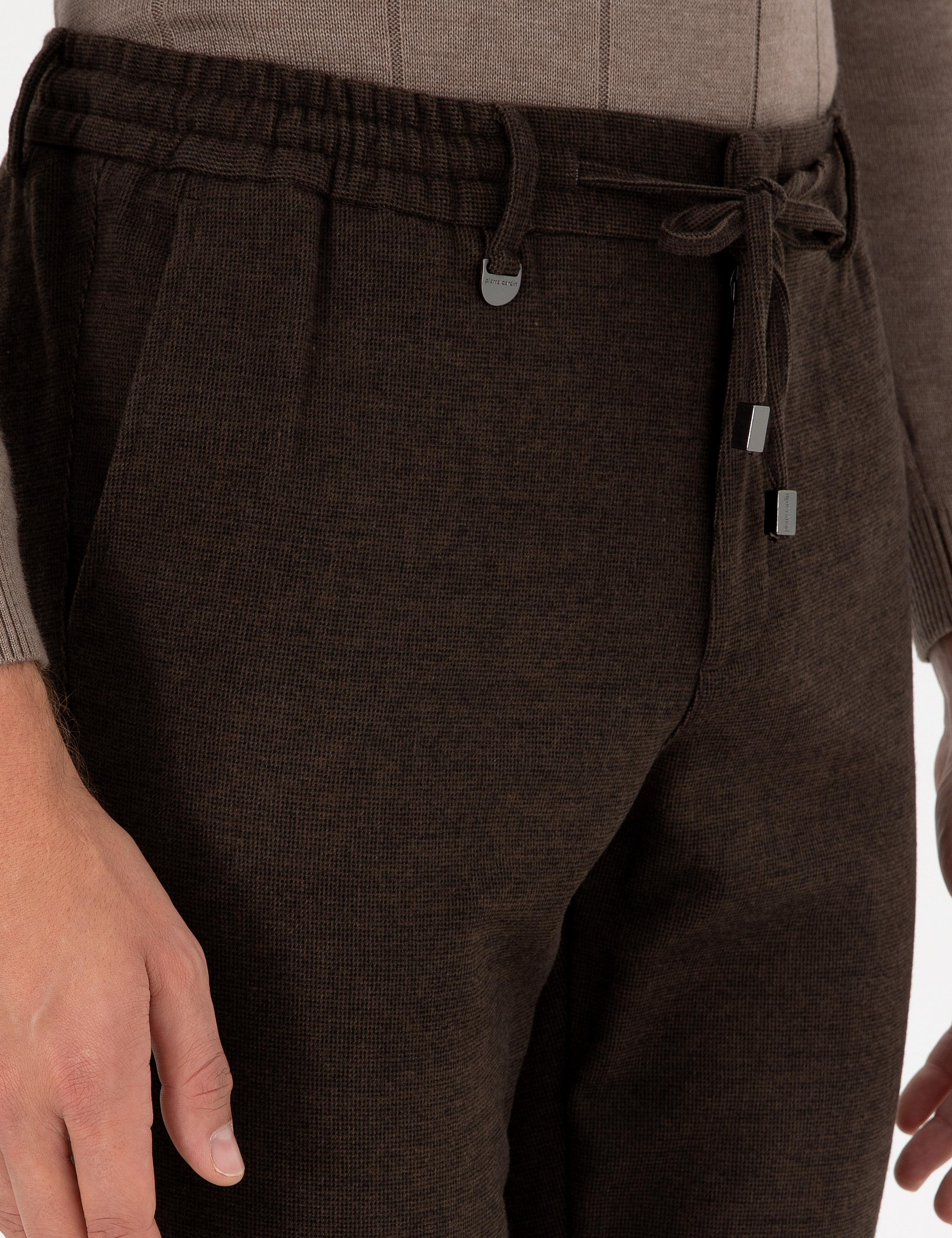 Kahverengi Ex. Slim Fit Kumaş Pantolon