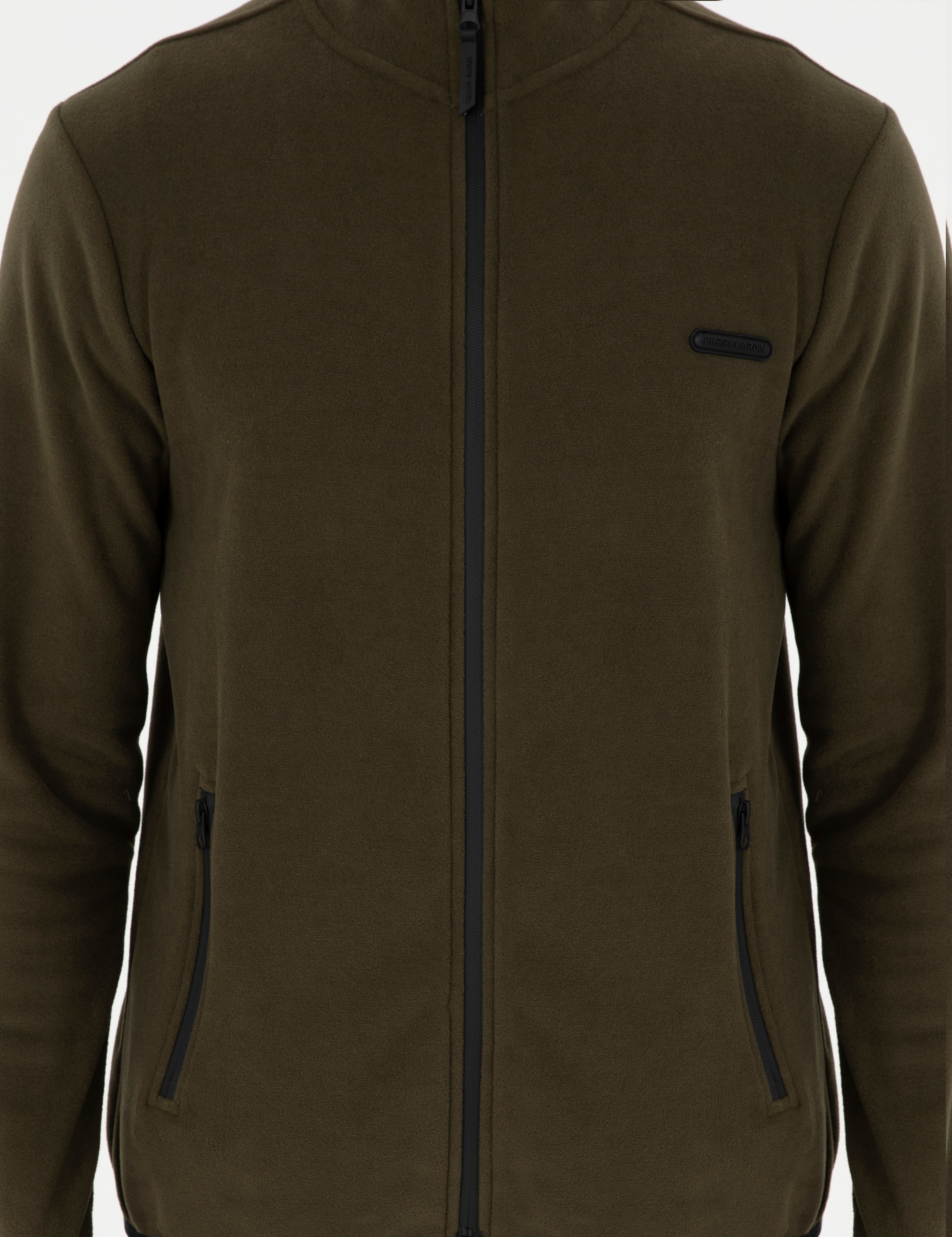 Haki Regular Fit Polar Hırka - Image 6