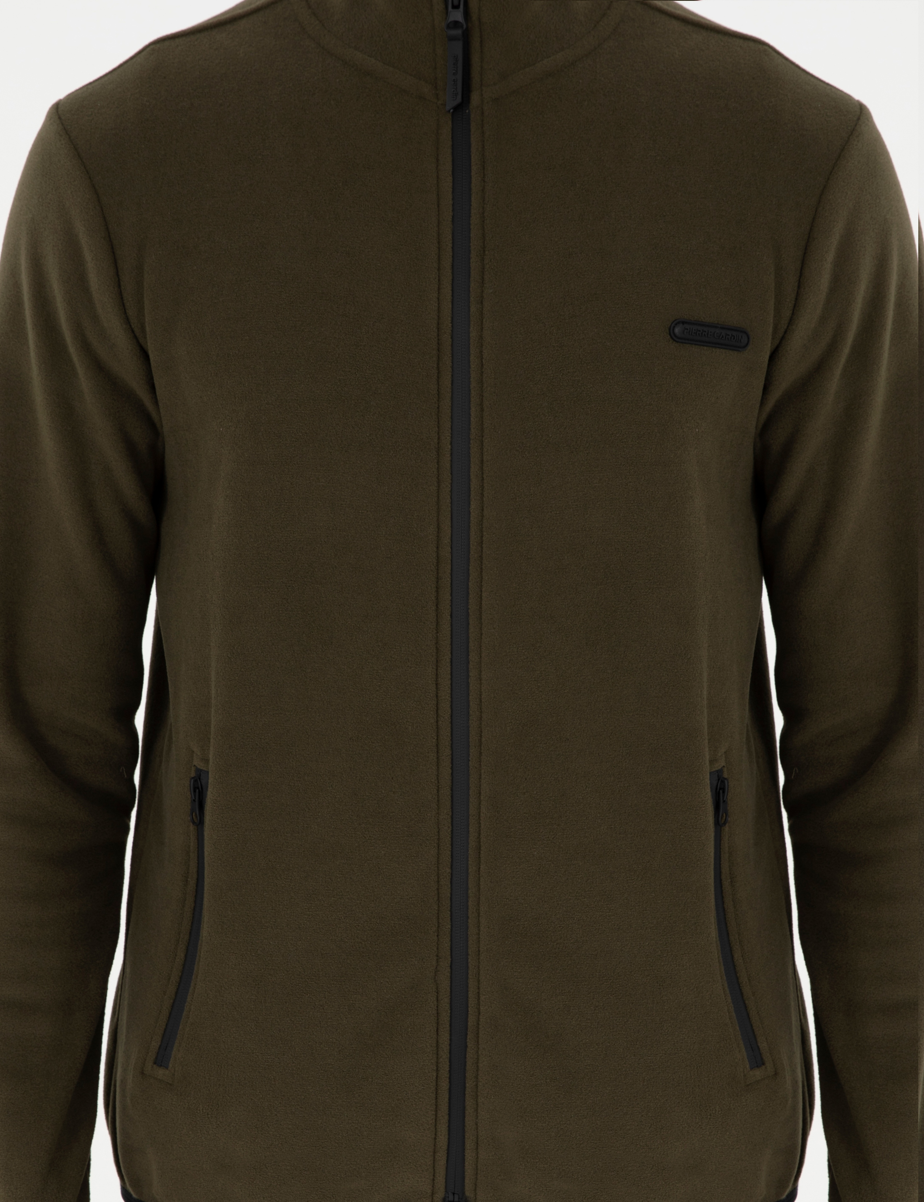 Haki Regular Fit Polar Hırka