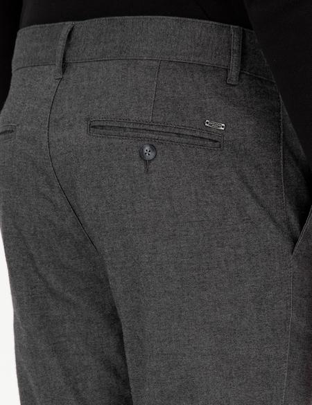 Gri Slim Fit Kanvas Pantolon - 50299539022