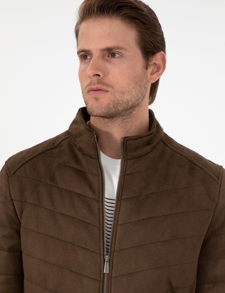 Haki Suni Deri Ceket - 50300519028