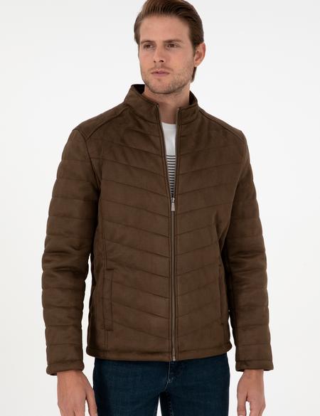 Haki Suni Deri Ceket - 50300519028