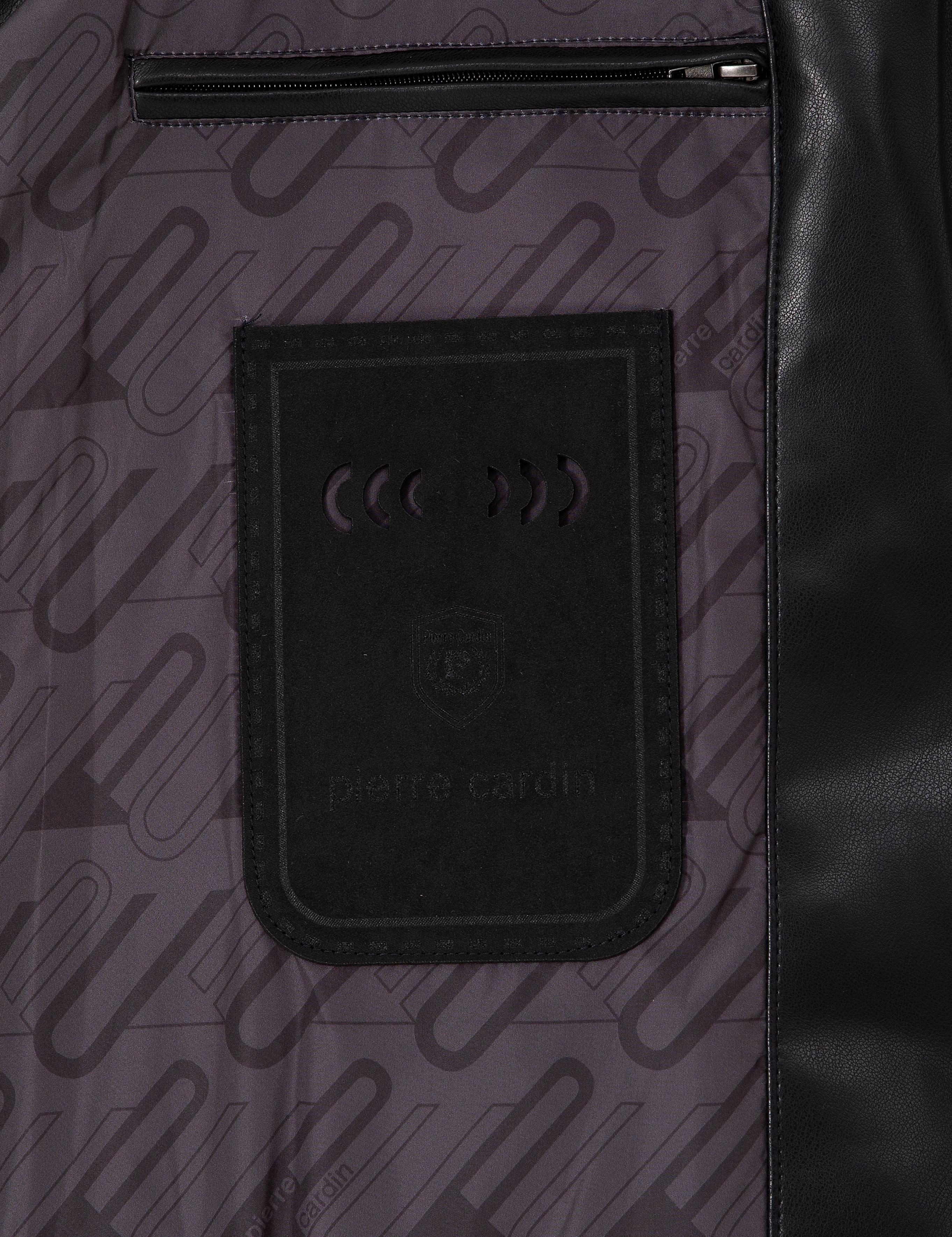 Siyah Suni Deri Yelek