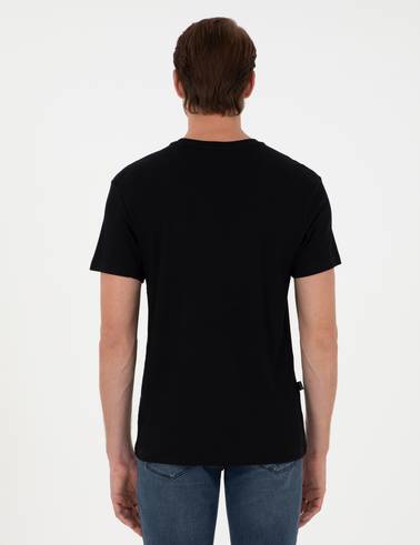 Siyah Slim Fit Basic Tişört