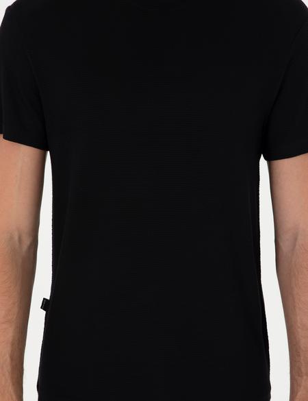 Siyah Slim Fit Basic Tişört - 50280967023