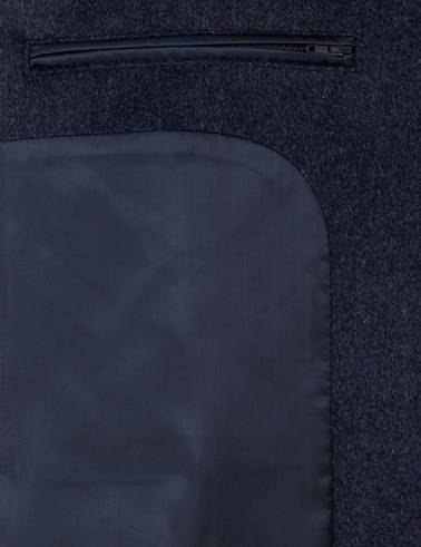 İndigo Ex. Slim Fit Kaşe Kaban