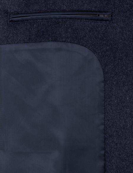 İndigo Ex. Slim Fit Kaşe Kaban - 50291017034