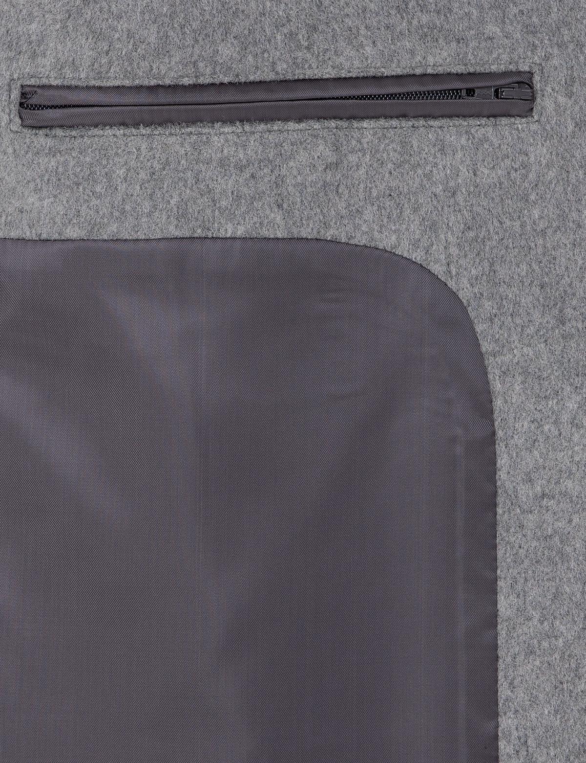 Açık Gri Ex. Slim Fit Kaşe Kaban - 50291017013