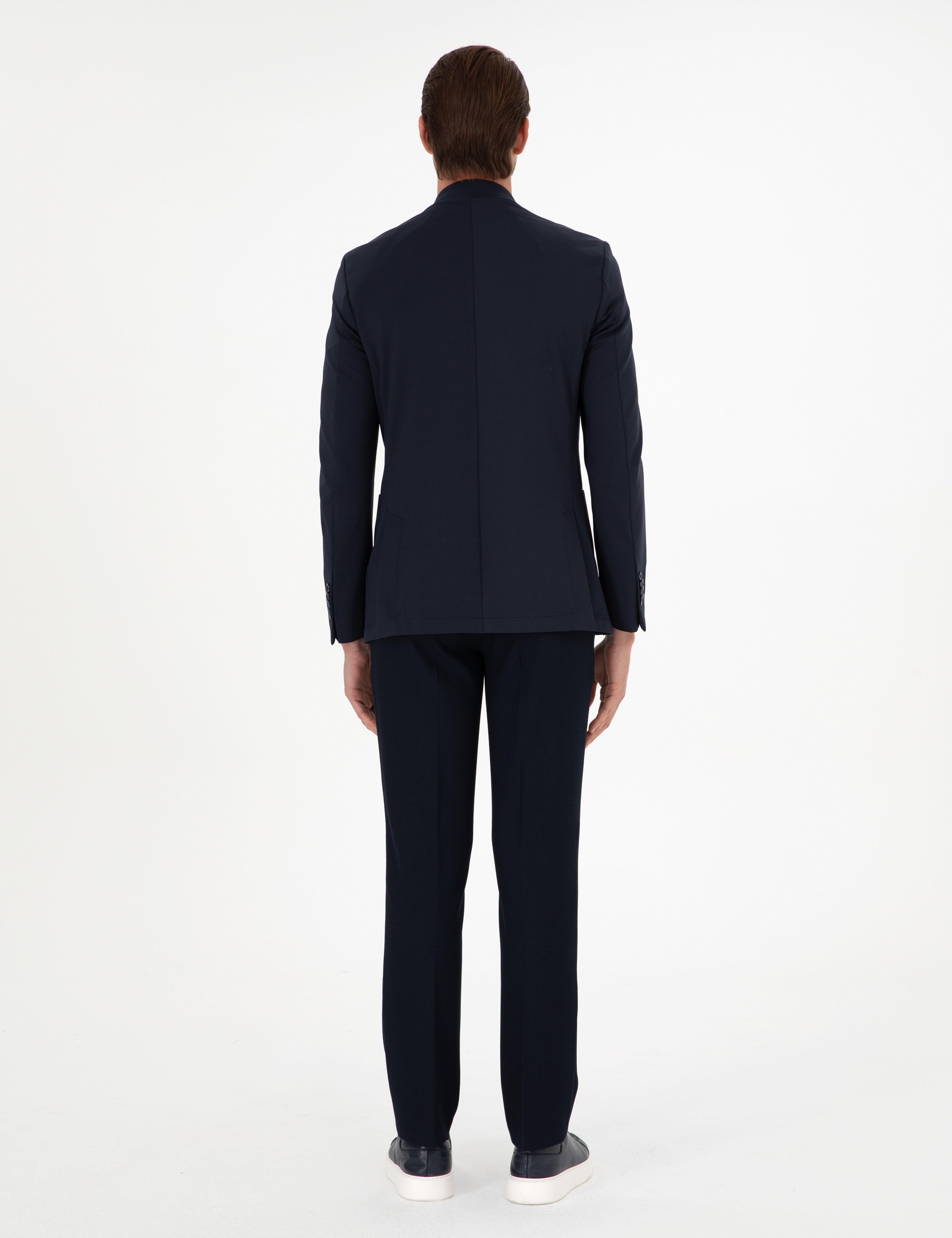 Lacivert Slim Fit Kumaş Pantolon