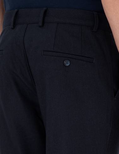 Lacivert Slim Fit Kumaş Pantolon