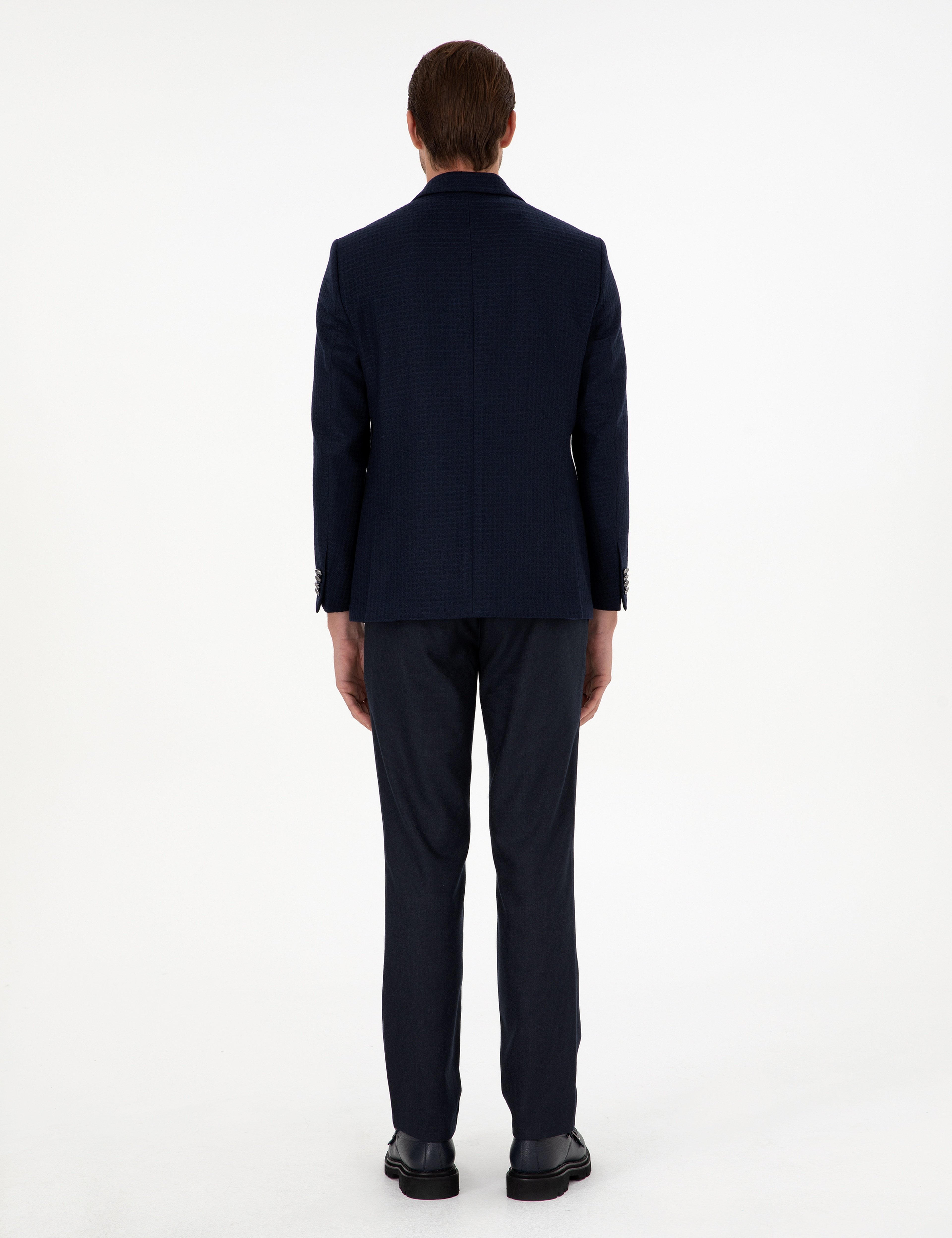 Lacivert Slim Fit Kumaş Pantolon