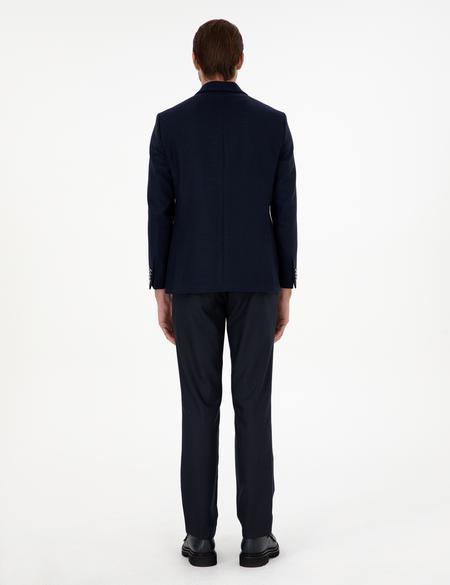 Lacivert Slim Fit Kumaş Pantolon - 50297524039