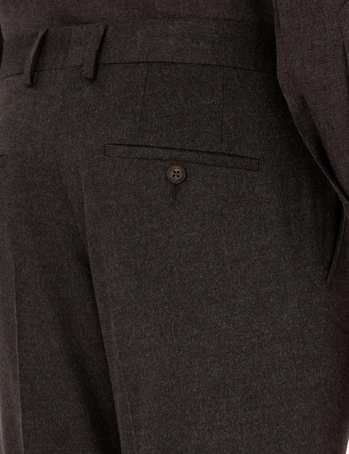 Kahverengi Slim Fit Kumaş Pantolon - 50293167108