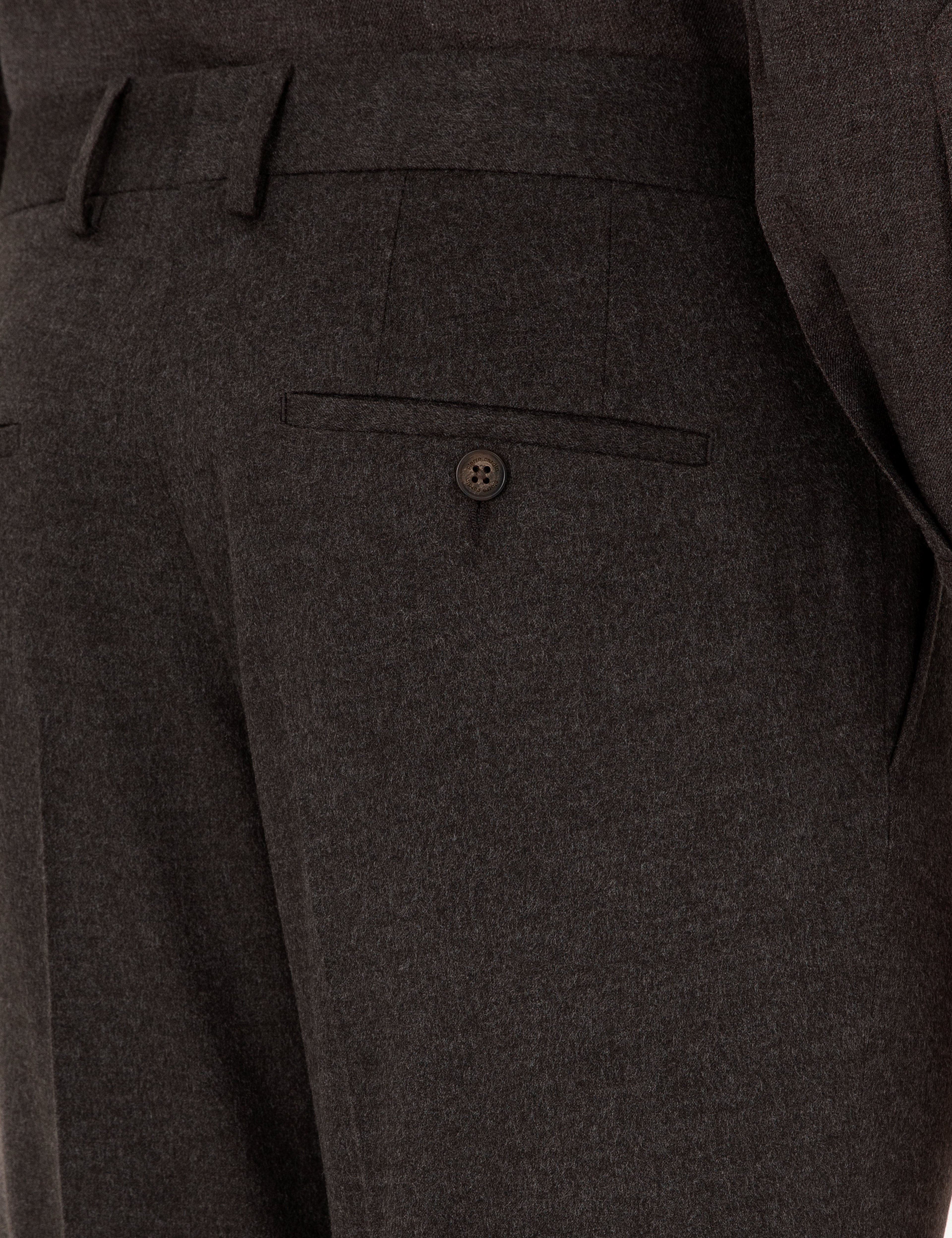 Kahverengi Slim Fit Kumaş Pantolon
