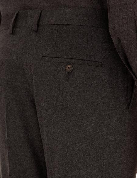 Kahverengi Slim Fit Kumaş Pantolon - 50293167108