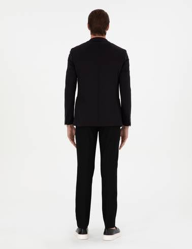 Siyah Slim Fit Kumaş Pantolon