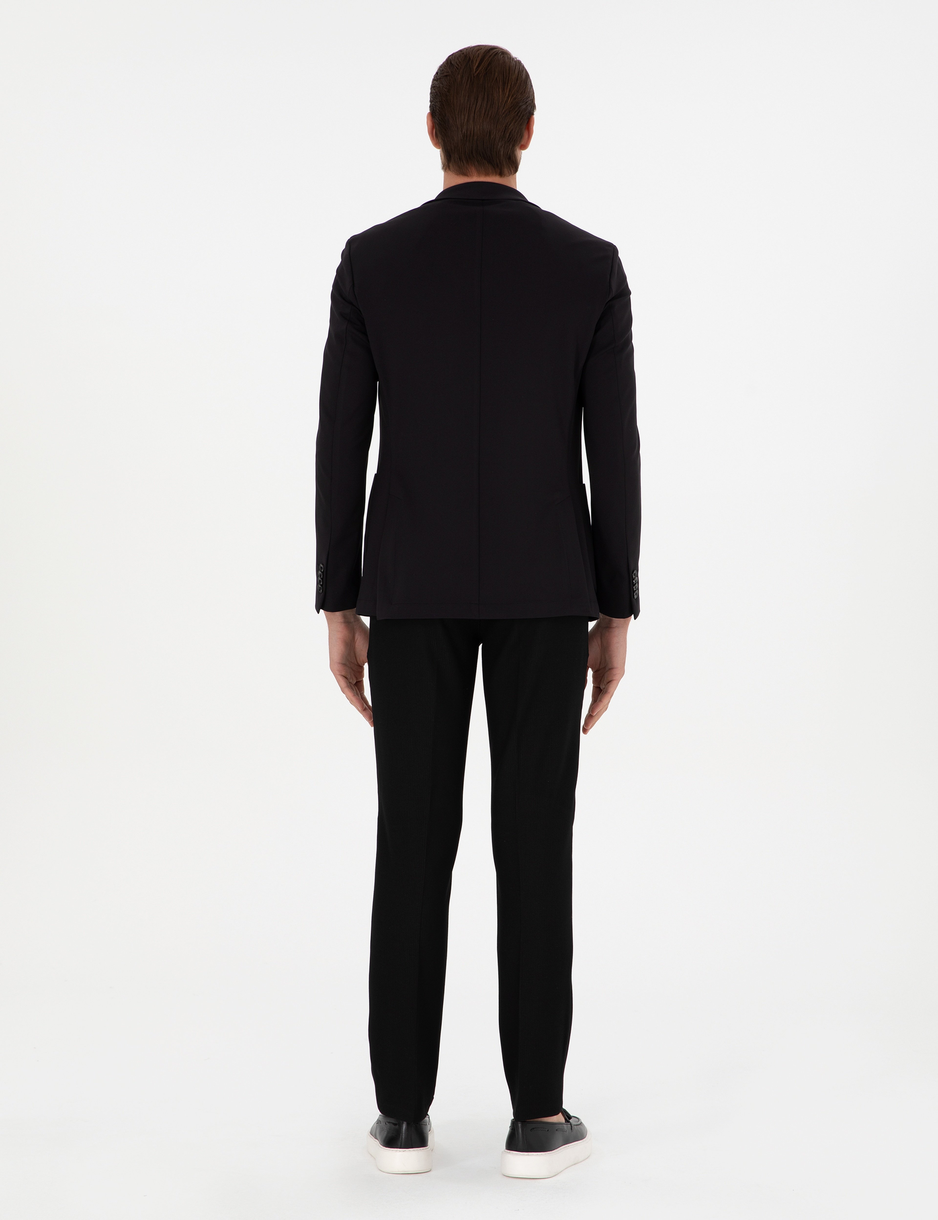 Siyah Slim Fit Kumaş Pantolon