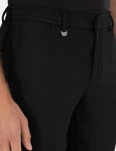 Siyah Slim Fit Kumaş Pantolon