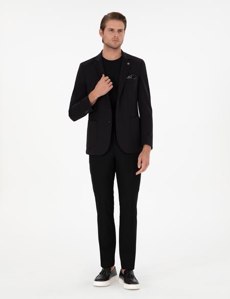 Siyah Slim Fit Kumaş Pantolon - 50296135006
