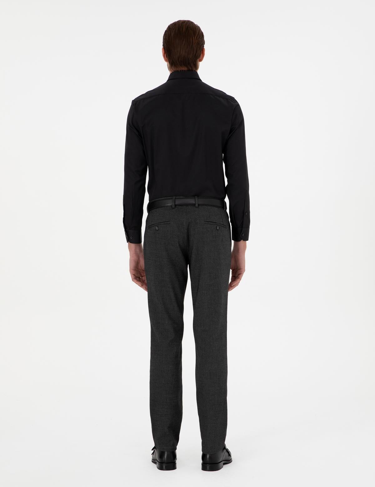 Antrasit Slim Fit Kumaş Pantolon - 50297524021