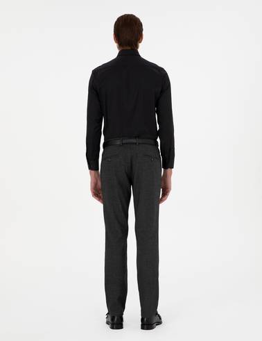 Antrasit Slim Fit Kumaş Pantolon
