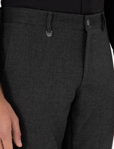 Antrasit Slim Fit Kumaş Pantolon