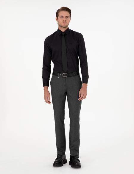 Antrasit Slim Fit Kumaş Pantolon - 50292959009