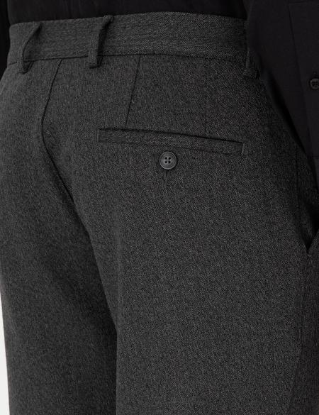 Antrasit Slim Fit Kumaş Pantolon - 50292959009