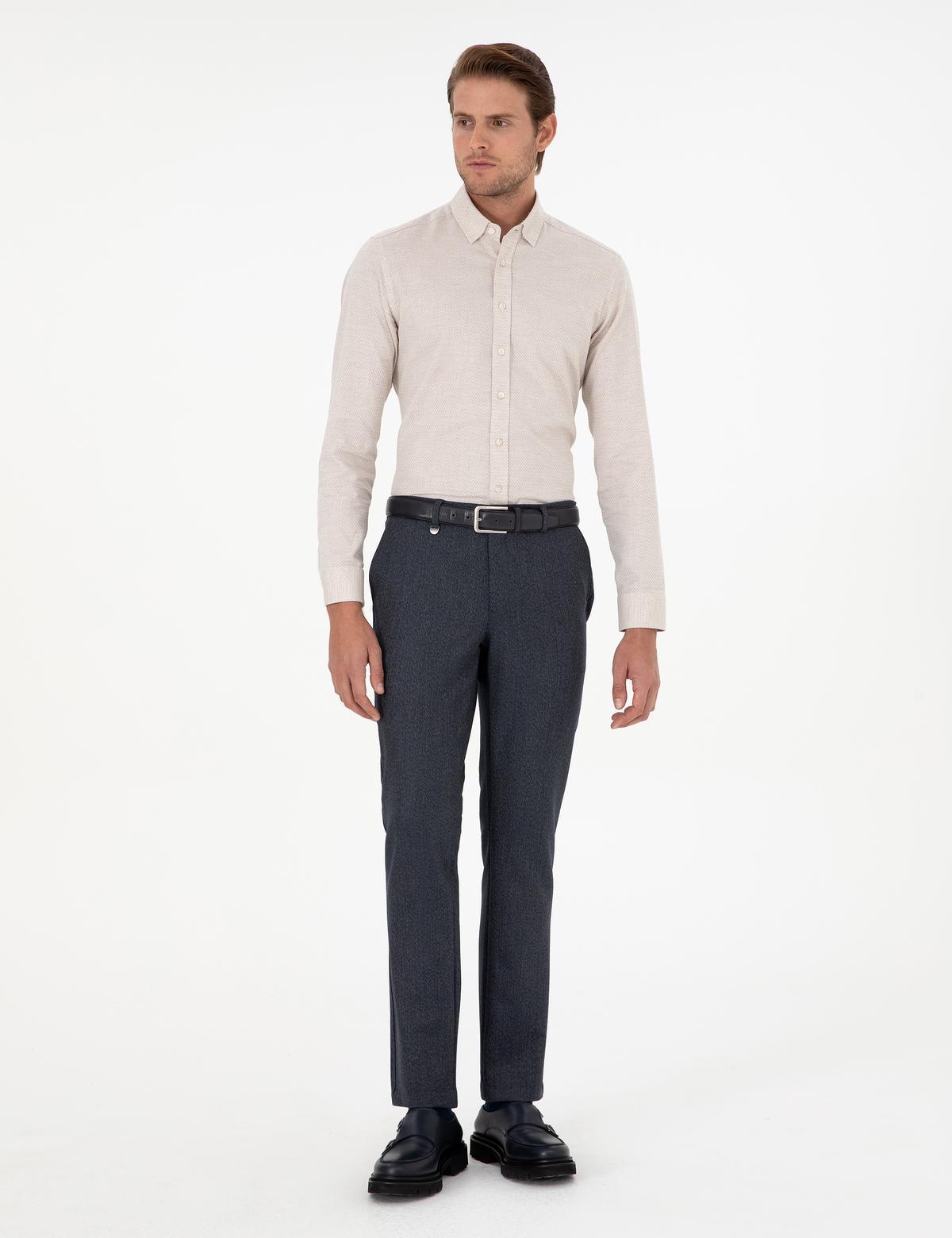 Lacivert Slim Fit Kumaş Pantolon - 50292959057