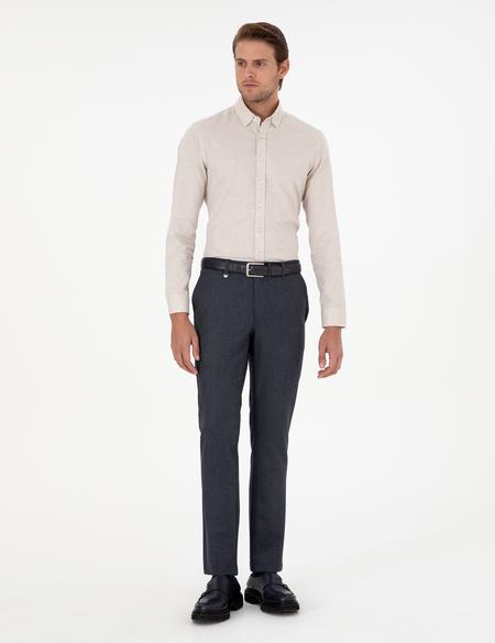 Lacivert Slim Fit Kumaş Pantolon - 50292959057