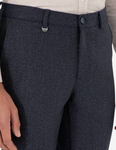 Lacivert Slim Fit Kumaş Pantolon