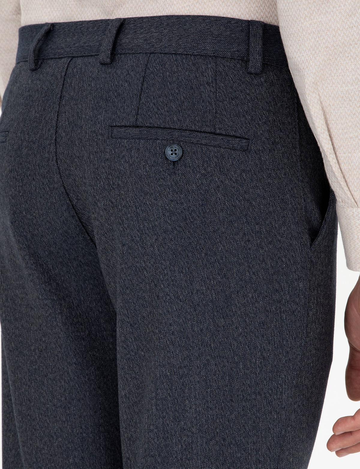 Lacivert Slim Fit Kumaş Pantolon - 50292959057