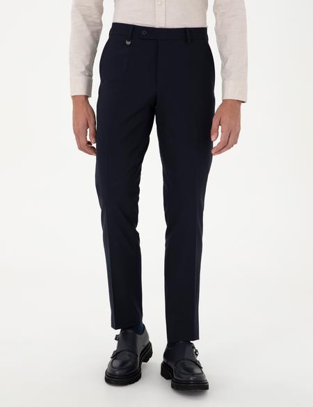 Lacivert Slim Fit Kumaş Pantolon - 50302421045
